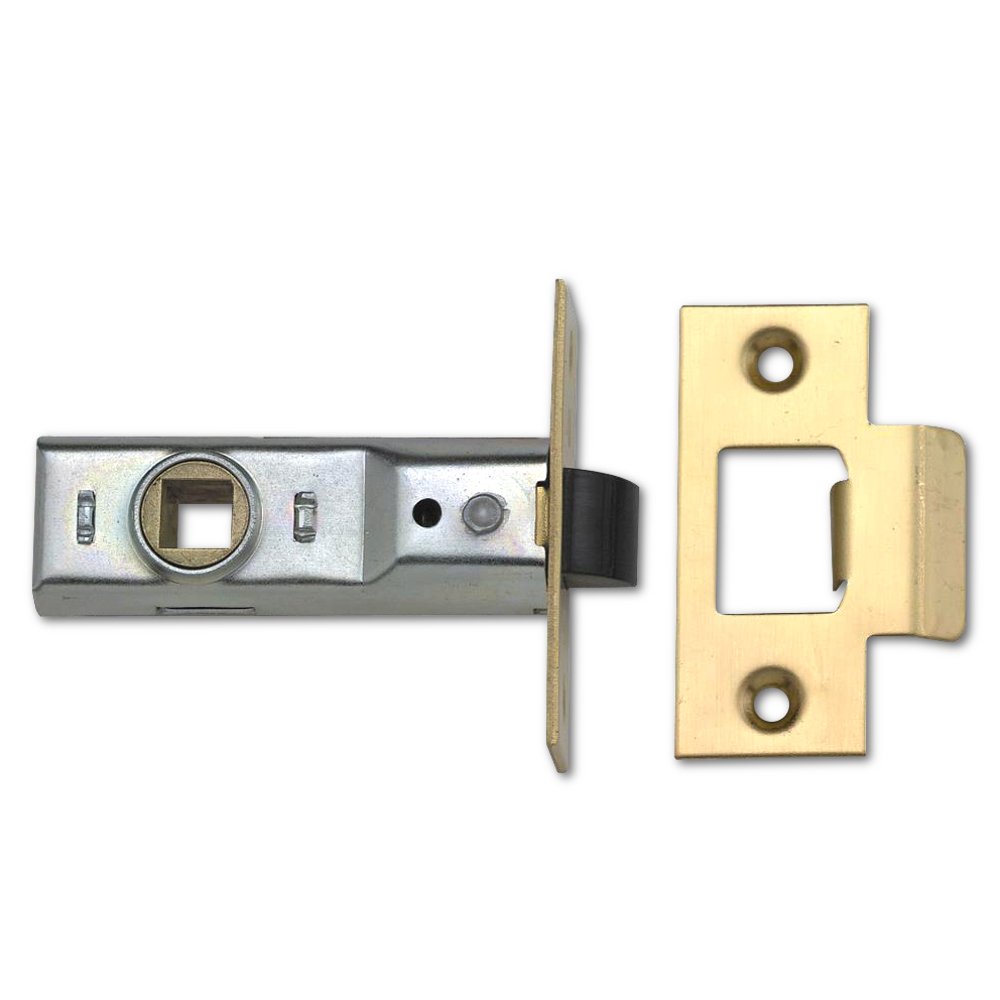 Union Locks 63mm Rebated Tubular Mortice Latch 2650 Electro - Brass