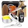 Valentines Day Gifts for Men – Beard Grooming Kit with Beard Oil Beard Balm Beard Brush Beard Comb Beard Scissor – Men…