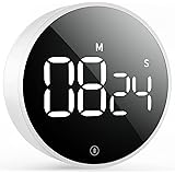 VOCOO Digital Kitchen Timer - Magnetic Countdown Countup Timer with Large LED Display Volume Adjustable, Easy for Cooking and