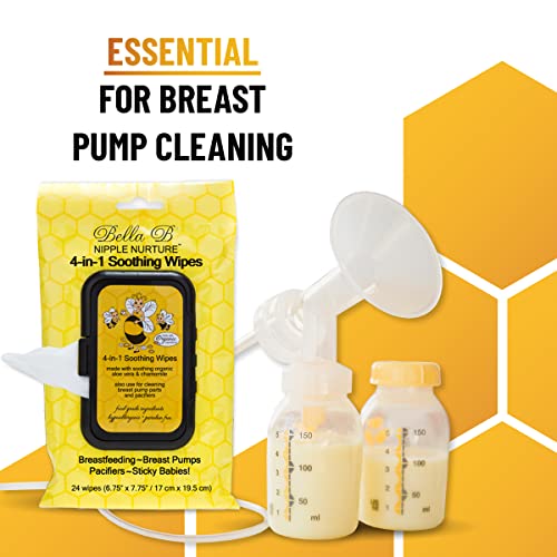 BELLA B Nipple Nurture 3Piece Breast Wipes Bundle Baby Wipe Bundle Breast Pump Cleaning