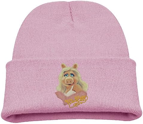 Miss Piggy Design Acrylic Watch Hat For Infant
