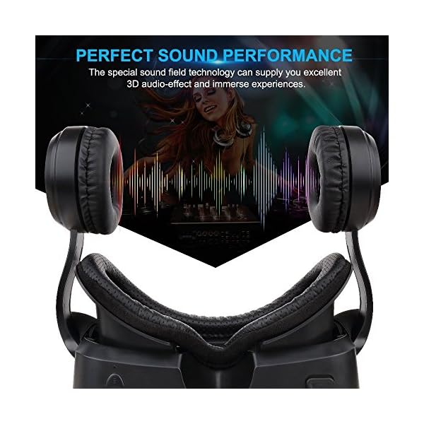 Honggu VR Shinecon VR Headset 3d Glasses Virtual Reality Headset for VR Games & 3D Movies Pack with Remote Controller - Image 4