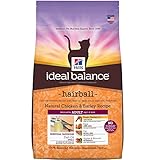Hill's Ideal Balance Hairball Natural Chicken & Barley Recipe Adult Dry Cat Food, 7-Pound