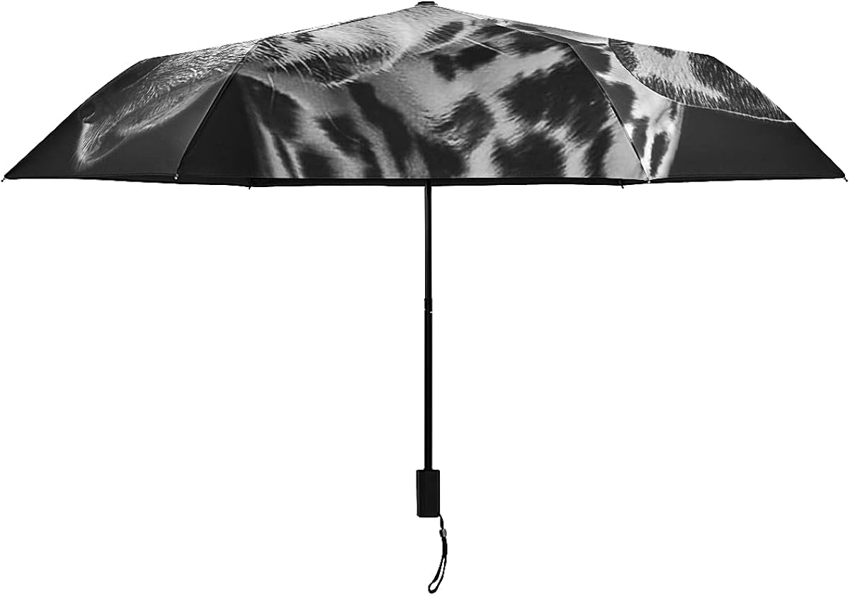 Windproof Umbrella Compact Dalmatians Dog Animal Head