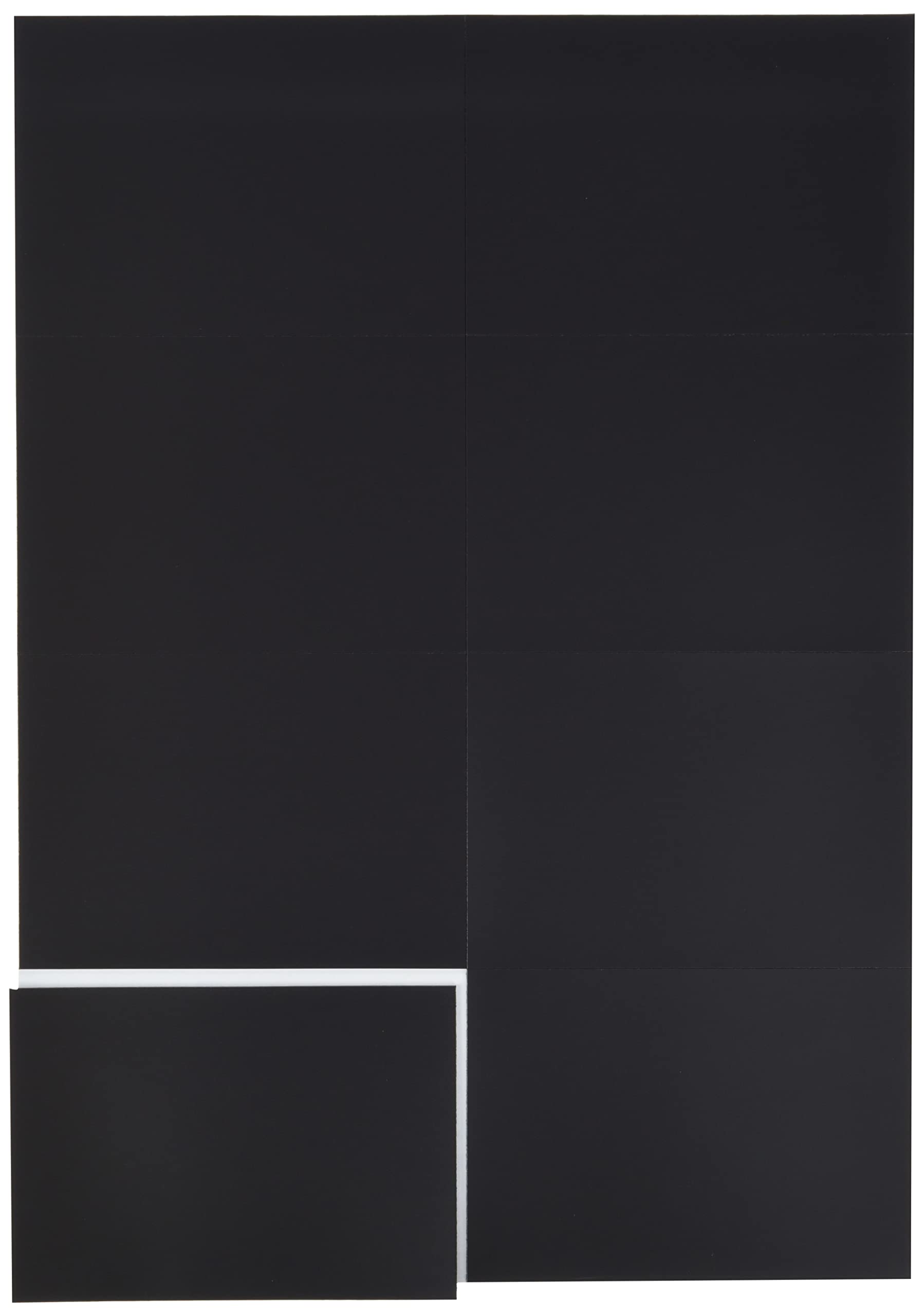 MagFlex® A7 Self Adhesive Flexible Magnetic Rectangles for Creating Magnetic Pictures, Artwork, Signs or Displays - 105mm x 74mm - 8 per A4 Sheet