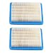 Harbot (Pack of 2 Flat Air Filter for Troy Bilt TB466 TB210 TB230 TB110 TB280ES TB320 TB380 TB380ES TB672 TB449E TB270ES TB866XP TB566 Lawn Mower primary