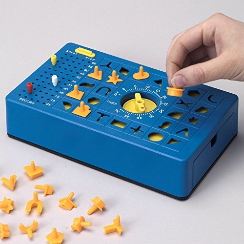 TimeShock Game-Retro Timed Fun Board Game, Game Unit with Timer and Pop-up tray - Game Measures 9