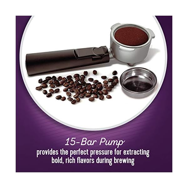 Mr. Coffee Espresso and Cappuccino Maker Café Barista , Silver