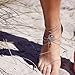 Susenstone®Womens Beach Barefoot Sandal Foot Turquoise Jewelry Anklet Chain Tassel