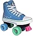 Roller Skates for Girls | HYPE Pixie Kid’s Quad Roller Skates with High Top Shoe Style for Indoor / Outdoor Skating | Durable, Easy to Skate, Made for Kids (Blue, Pink)