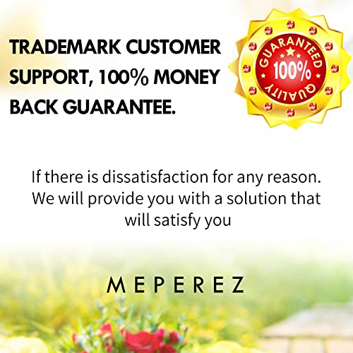 MEPEREZ Premium Pruning Shears For Gardening, Work 3 Times Easier, Pruners Heady Duty, Sharp Garden Clippers Cuting Florist Flower, Hedge, Herb, Rose, Indoor Live Plants, Arthritis Weak Hand Snips