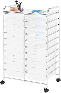 Amazon Com Olym Store 20 Drawer Rolling Organizer Cart Office