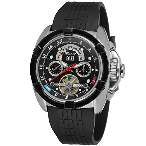 Forsining Men's Automatic Self-winding Calendar Brand Leather Strap Wrist Watches FSG291M3T3