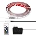 Geeon LED Strip Lights Waterproof 2M RGB Color Changing 5050 SMD UL Listed with 12V Adapter for Room Kitchen Under Cabinets Bed Ambient Lighting