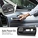Handsfree Bluetooth Car Kit AUTO Power ON Visor with Motion Sensor, in-Car Speakerphone Kits for Smartphone Devices (2W Powerful Speaker,Dual Link) Black