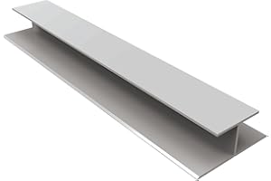 Crownwall H-Trim Piece 4 ft. (48-in) - Graphite