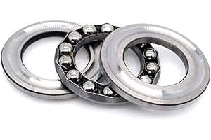 CIZIHUU Axial Ball Plain Thrust Bearing,51107 35×52×12mm 1PCS