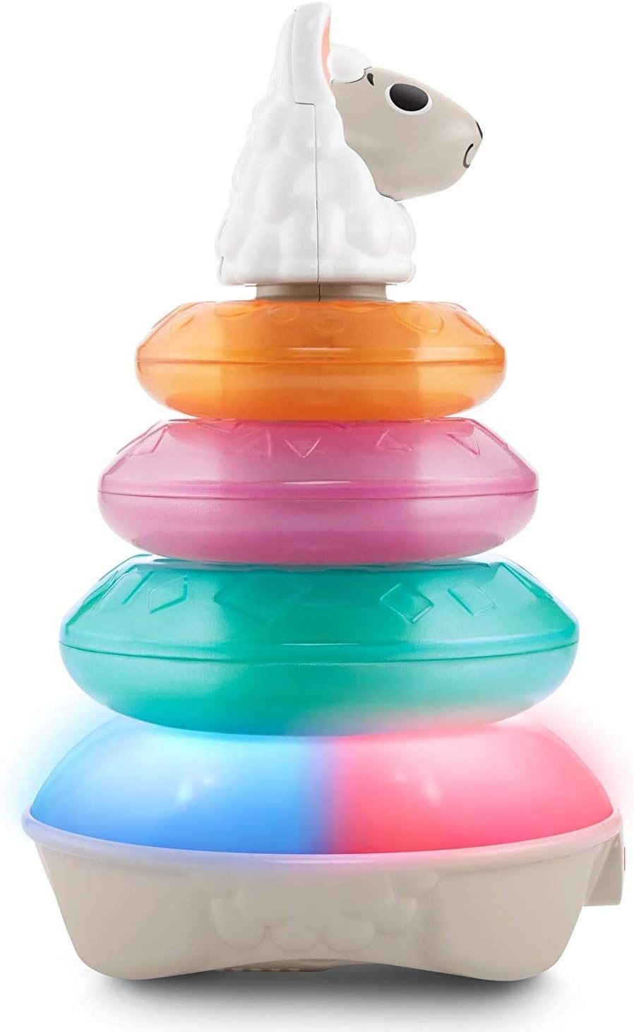 Fisher-Price Linkimals Lights & Colors Llama, Multi Color: Toys & Games