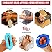 Grip Strength Trainer and Hand Strengthener - Hand Grip Strengthener and Grip Rings with 30-50lb Resistance - This Forearm Grip Workout is the Best Hand Exerciser Grip Strengthener for Carpal Tunnel