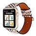 HotGlows 42mm Tartan Plaid Style Replacement Strap Wrist Band with Silver Metal Adapter Compatible with Apple Watch Series 3 2 1