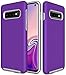 Galaxy S10 Case,Samsung Galaxy S10 Case ,Galaxy S10 Slim Case,UCC Hybrid Armor Shock Absorption Protective Cover Only Compatible for Samsung Galaxy S10 Phone(Purple)
