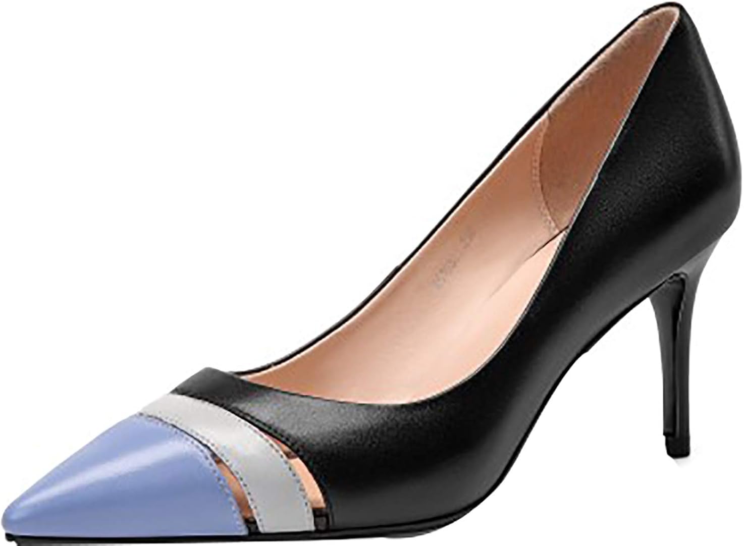 IDIFU Womens Classic Low Heels Dress Pumps 2 Inch Kitten Heel Round Toe