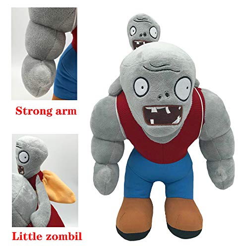 Muscle Zombie Plush Toy, PVZ Gargantuar Zombie Stuffed Doll for Boy