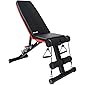 ATIVAFIT Adjustable Weight Bench for Full Body Workout Multi-Purpose Utility Weight Bench Foldable Flat Bench Press for Home Gym