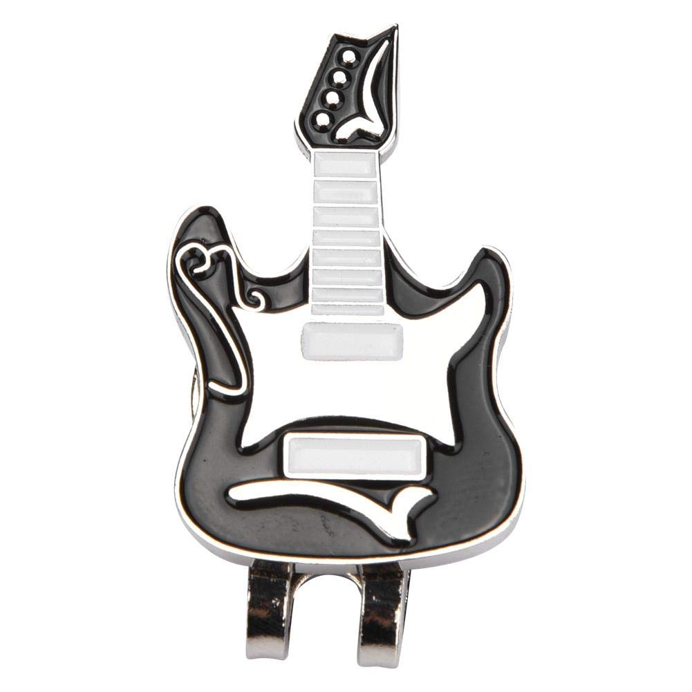 RiToEasysports Guitar Pattern Magnetic Hat Clip with Ball Marker Mini Hat Clip Ball Marker Gifts and Accessories Leisure Sport
