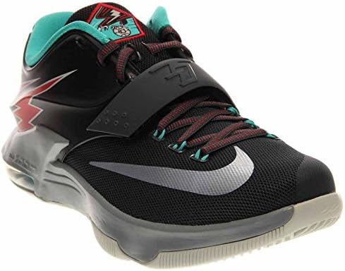 Nike Mens KD VII Thunderbolt Basketball Shoes Charcoal/Dove Grey 653996-005 Size 10.5