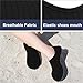 JIASUQI Womens Casual Barefoot Water Shoes for Beach Pool Surf Black US 9.5-10.5 Women, 8.5-9 Men