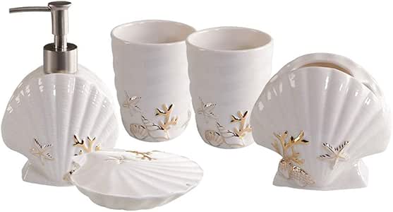 Dispensador de líquidos Cuarto de baño de cerámica Conjunto dispensador