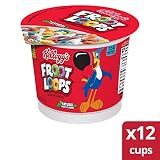 Kellogg's Froot Loops, Breakfast Cereal in a Cup, Low Fat, Bulk Size, 1.5 Ounce (12 Count)