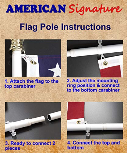 4 Flag+Pole+Carabiners+Residential+Commercial
