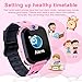 Kids Smart Watches- Smart Watch Phone for Boy Girl Music Kids Watch Funny Game Hd Touch Screen Sports Kid Smartwatches with Call Camera Recorder Alarm Clock Music Player, Suitable for Aged 2-12