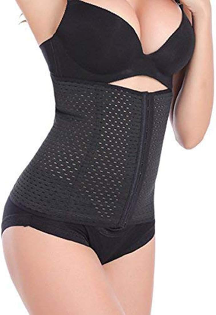 DALUCI Women's Body Shaper Latex Waist Trainer Clincher Under Bust Corset Shape-wear