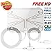 TV antenna, 50+ Miles Range Digital HDTV Antenna, TV Antenna for Digital TV Indoor, with Detachable Amplifier-Super thin for 0.02” Satellite TV Antenna(With UL Certificate)