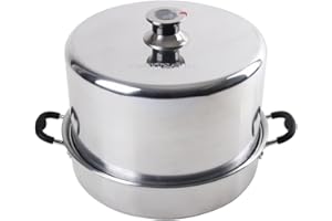 Kitchen Crop Steam Canner with Temperature Indicator (Aluminum Steam Canner)