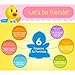 Coolecool Cute Duck Baby Musical Toys 18 Months Light Up Educational Electronic Activity Sound Music Toys for Toddlers Infant Preschools Kids (Yellow)
