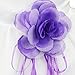 TIAOBU Baby Girls Flower Petals Tulle Formal Bridesmaid Wedding Party Dress Purple 6-9 Months