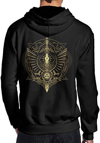 Men's Back Printing Zelda Triforce Hoodie