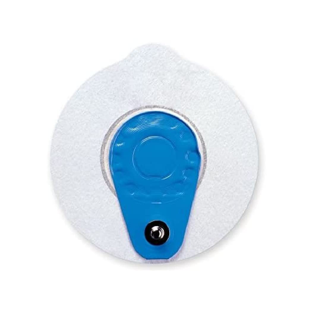 Ambu 33205 Sensor ECG Electrode, VL, Snap, 4 mm, Blue (Pack of 500)