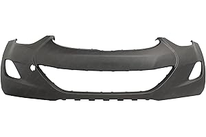 MBI AUTO - Primered, Front Bumper Cover Fascia for 2011 2012 2013 Hyundai Elantra Sedan 4-Door 11 12 13, HY1000185
