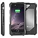 iPhone 6 Battery Case, [MFI Apple Certified] Trianium iPhone 6 Portable Charger (4.7 Inches) [Black/Silver]-3500mAh External Power Bank iPhone Protective Charging Case Back Heavy-Duty [Inlaid Metal]