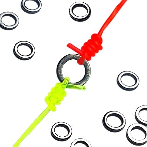 The Fly Crate Tippet Rings | 10 Pack | Lightweight Trout Leader and Fly Fishing Tippet Connectors