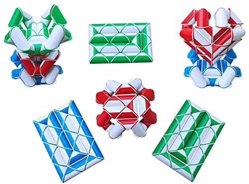 24" Magic Snake Ruler Speed Fidget Cube Novelty Funny Sensory Toys Folding Puzzle Game Twist Puzzles Brain Teaser Toy for Kids - Thumbnail 6