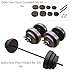 Gold's Gym Vinyl Weight Set, 100 lbs and Gold's Gym Vinyl Dumbbell Set, 40 lbs Bundle