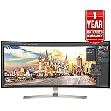 LG 38" 21:9 WQHD Curved IPS Monitor (38UC99-W) with 1 Year Extended Warranty