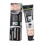 Teeth Whitening Toothpaste , Charcoal toothpaste, Teeth Whitening, charcoal tooth whitening, Activated Charcoal Black Toothpaste whitening - Fresh Mint toothpaste - REMOVES BAD BREATH and TOOTH STAINS