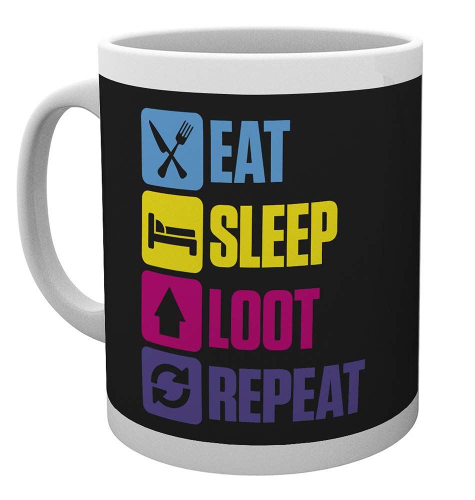 GB eye Battle Royal Eat Sleep Repeat Mug